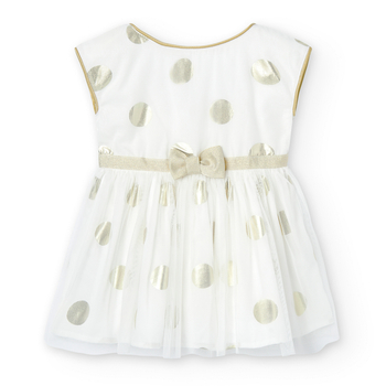 Sukienka w złote grochy tiulowa Boboli dla dziewczynki