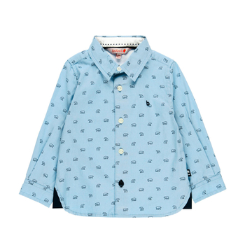 Oxford Koszula z długim rękawem dla chłopca z nadrukiem