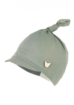 Czapka niemowlęca  letnia Anton - len - Jamiks