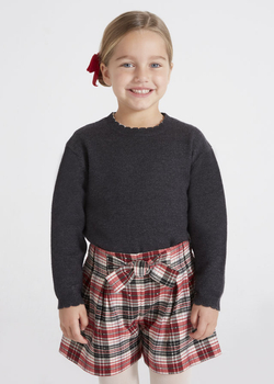 Sweter Ciemny szary dla dziewczynki