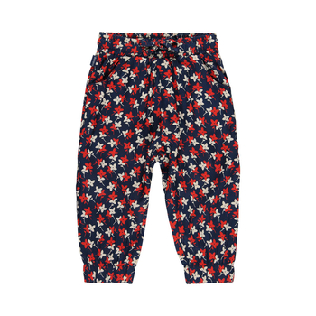 Spodnie z wiskozy dla dziewczynki Boboli granat