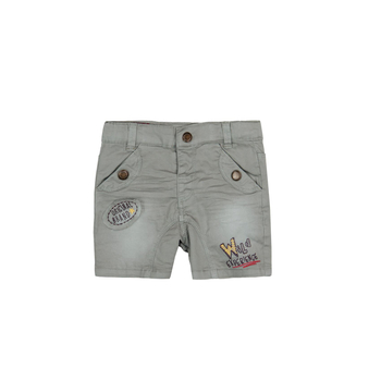 Szorty krótkie spodenki kolor szary Boboli dla chłopca