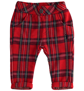 Spodnie dla chłopca w kratkę iDO