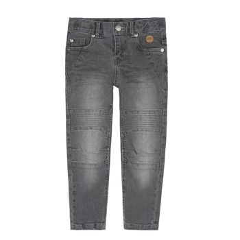 Spodnie jeans  szare dla chłopca Boboli slim fit
