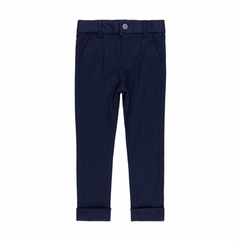 Spodnie eleganckie Boboli  dla chłopca kolor granatowy