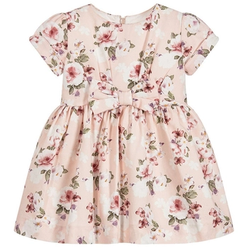 Sukienka z krótkim rękawem na podszewce w kwiaty Mayoral