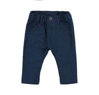Spodnie niemowlęce granatowe na podszewce dla chłopca  iDO