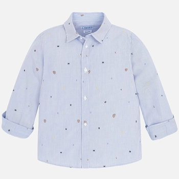 Koszula niebieska w paski Mayoral dla chłopca
