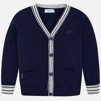 Sweter rozpinany na guziki Granatowy Mayoral