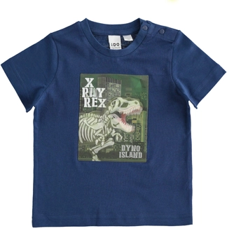 Bluzka z krótkim rękawem kolor Granat