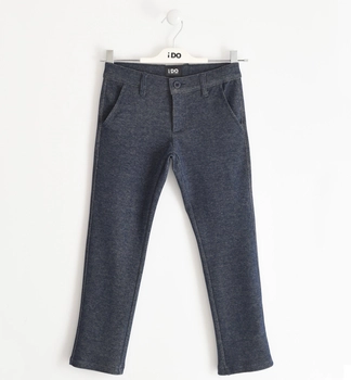 Spodnie miękkie dzianinowe iDO dla chłopca kolor granatowy 