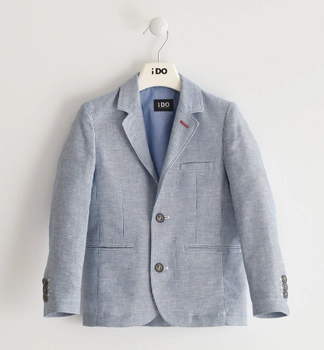 Marynarka kolor niebieski w paski iDO dla chłopca