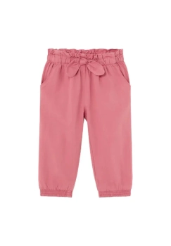 Spodnie z lyocell dla dziewczynki Mayoral różowe