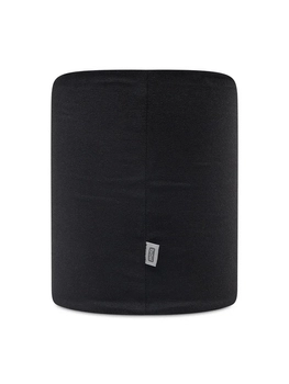Komin z elastycznej bawełny Broel czarny podwójny