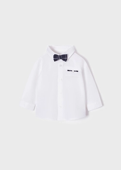 Koszula z długim rękawem wizytowa Mayoral kolor biały