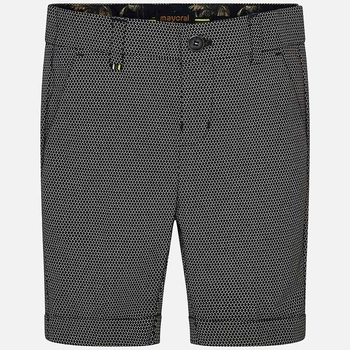 Bermudy len eleganckie dla chłopca Mayoral