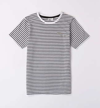 Bluzka z krótkim rękawem paski dla chłopca iDO 