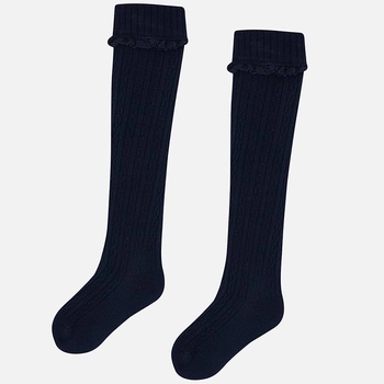 Podkolanówki dziewczęce granatowe Mayoral