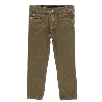 Spodnie dla chłopca kolor oliwkowy Boboli