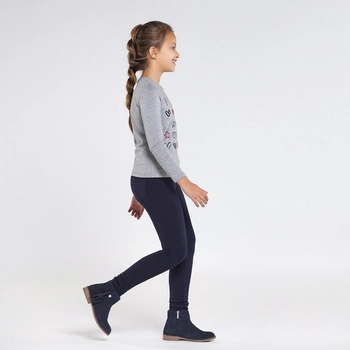 Długie spodnie dla dziewczynki granatowe Mayoral