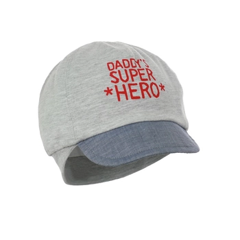 Czapka z miękkim daszkiem szara Pupill