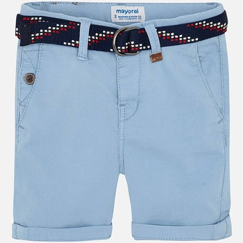 Bermudy  z paskiem niebieskie Mayoral