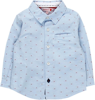 Koszula z długim rękawem dla chłopca kolor niebieski