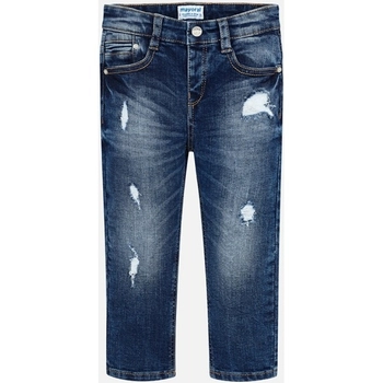 Spodnie  jeans z dziurami loose fit Mayoral